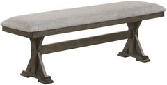 Crown Mark Llyod Brown/Gray Dining Bench
