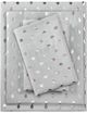 Olliix by Intelligent Design Grey/Silver Twin Metallic Dot Printed Sheet Set-0