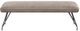 Coaster® Dodson Taupe Upholstered Dining Bench-1