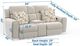 iAmerica Mickey Oatmeal Power Reclining Console Loveseat-2
