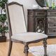 Furniture of America® Arcadia 7-Piece Ivory/Natural Dining Table Set-1