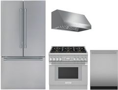 Thermador® 4 Piece Stainless Steel Kitchen Package