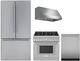 Thermador® 4 Piece Stainless Steel Gas Kitchen Package-0