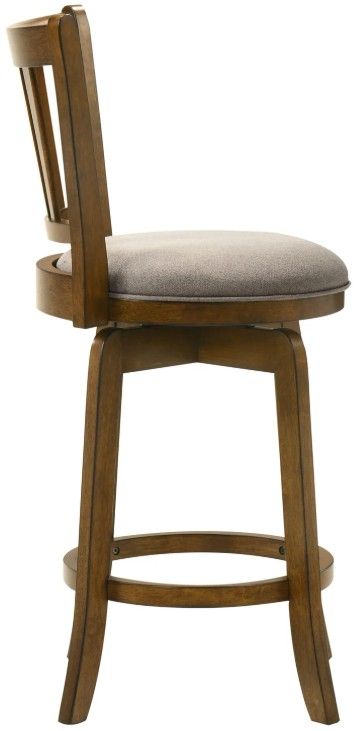 Armen Living Wren 3-Piece Sepia Brown/Static Gray Counter Stool Set-3