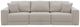 Benchcraft® Next-Gen Gaucho 3-Piece Gray Sectional Sofa-0