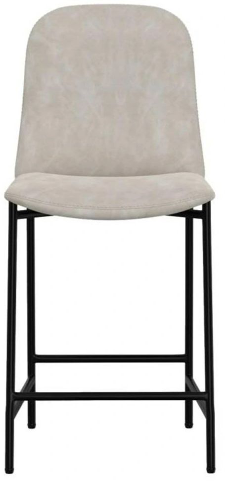 International Furniture Direct Seating Black/Ivory 39" Bar Stool-2