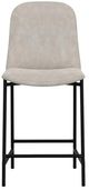 International Furniture Direct Seating Black/Ivory 39" Bar Stool-2