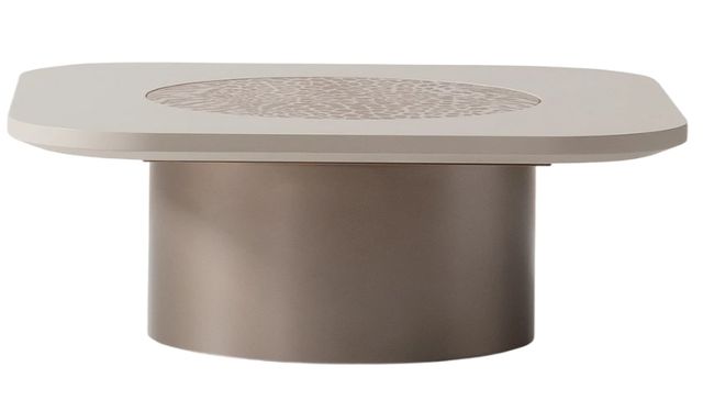 Michael Amini® Mod Dream Rich Champagne Short Cocktail Table-2