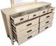 Magnussen Home® Sunset Cove Sanibel Brown Dresser and Mirror-4