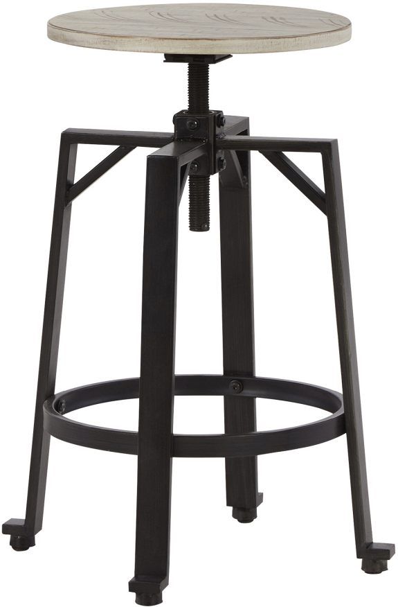 Signature Design by Ashley® Karisslyn Black/Whitewash Counter Stool-0