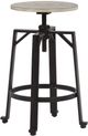 Signature Design by Ashley® Karisslyn Black/Whitewash Counter Stool-0