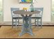 Cottage Creek Furniture Beach View Brown Counter Dining table with Distressed Blue Base-2