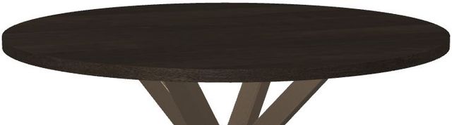 Amisco Customizable Asterisk Round Table with Metal Starburst Stand-1