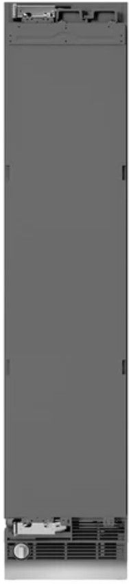 ZLINE 18” 8.6 Cu. Ft. Panel Ready Left Hinge Column Freezer with Graphite Gray Interior-0