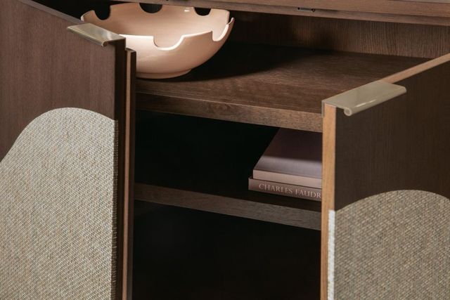 Hooker® Furniture Commerce and Market Roll With It Dark 4-Door Credenza-2