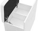 Global Furniture USA Ella 3-Piece White Vanity Set with Storage Stool-3