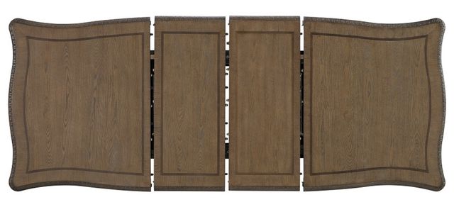 Elements International Madison Park 5-Piece Beige/Walnut Dining Set -1