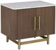 Fairfield® Dimitri Kafe Nightstand with White Marble Top-0
