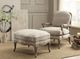 Homelegance® Parlier Natural/Weathered Gray Ottoman-1
