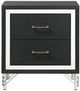 Coaster® Lucia Black Nightstand -1