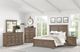 Furniture of America® Sheringham Weathered Gray Queen Panel Bed-1