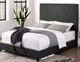 Legends Home Bridger Endurance Graphite King Upholstered Panel Bed-1