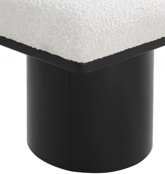 Meridian Furniture Pavilion 3-Piece Cream/Black 47" Modular Bench Set-3