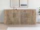 International Furniture Direct Balam Stained White Console-1