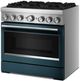 KitchenAid® 36" Agave Pro Style Dual Fuel Range with No Preheat Air Fry Mode -4