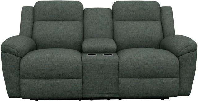 La-Z-Boy® Ava Ocean Manual Reclining Loveseat with Console-1