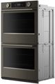 KitchenAid® 30" Black Ore Smart Double Electric Wall Oven with Assisted Cook Cycles-4