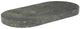 A & B Home Gray Oval Marble Decorative Tray-0