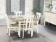 Gascho Saber Ivory Drop Leaf Extension Table Dining Group-0