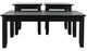 Jofran Inc. Eros 3-Piece Black Occasional Table Set-1