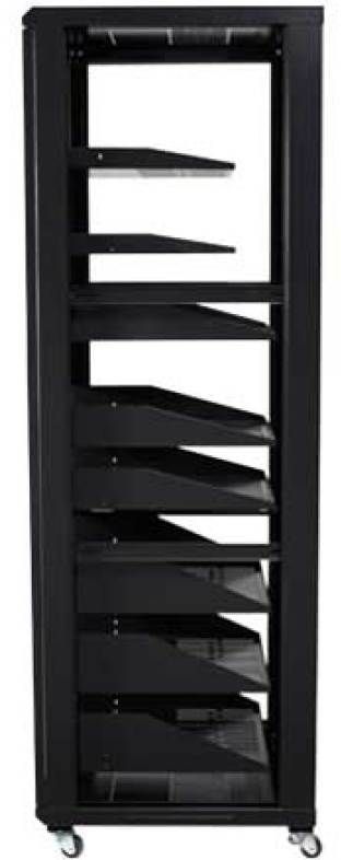 Sanus® Component Series Black 36U Component Rack-4