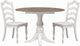 Liberty Furniture Magnolia Manor 3-Piece Antique White/Weathered Bark Drop Leaf Dining Set-0