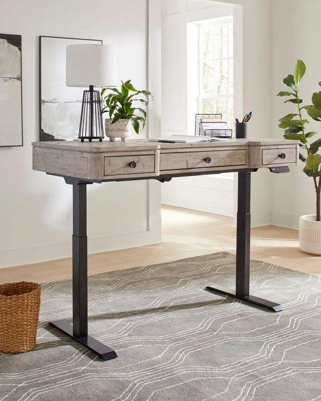 aspenhome® Zane Parchment 60" Lift Desk-2