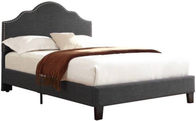 Emerald Home Madison Charcoal Full Upholstered Panel Bed-0