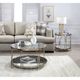 ACME Furniture Zekera Mirrored End Table with Champagne Base-1
