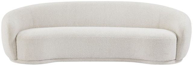 Meridian Furniture Hyde Cream Boucle Fabric Sofa-1