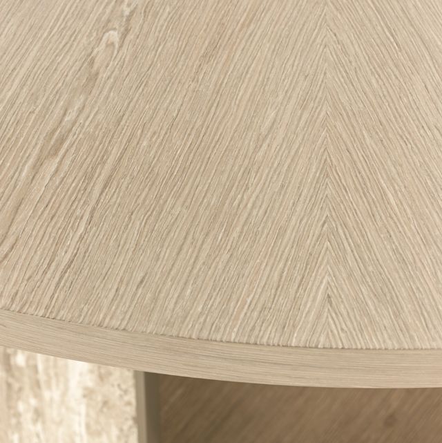 Michael Amini® Lotus Bay Sand 60'' Round Dining Table-4