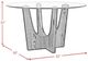 Elements International Oregon Black Glass Dining Table-2