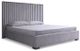 VIG Furniture Modrest Splendor Gray/Silver Eastern King Upholstered Panel Bed-0
