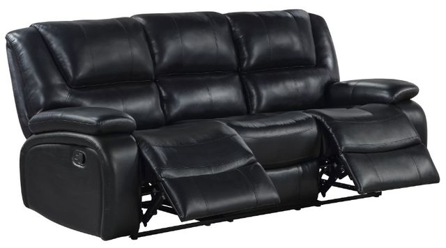Coaster® Camila Black Motion Reclining Sofa-1