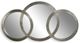 Bassett Mirror Libra Silver Leaf 3 Ring Mirror-0