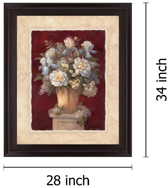 Classy Living Crimson Petal Harmony Wall Art-1