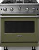 Viking® 5 Series 30" Martini Pro Style Natural Gas Range-0