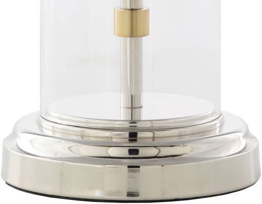 Surya Perdida Nickel Metallic Table Lamp-1