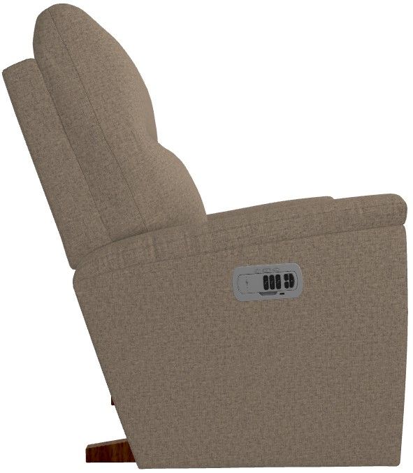 La-Z-Boy® Norton Cocoa Power Rocking Recliner with Headrest and Lumbar-3