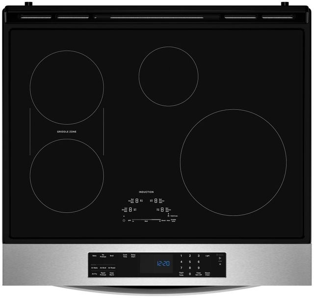Whirlpool® 30" Fingerprint Resistant Stainless Steel Slide-In Induction Range with No Preheat Air Fry-5